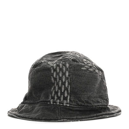 Louis Vuitton x NIGO Monogram Giant Denim Giant Damier Wave Sun Hat 60 Gray 1 of 11