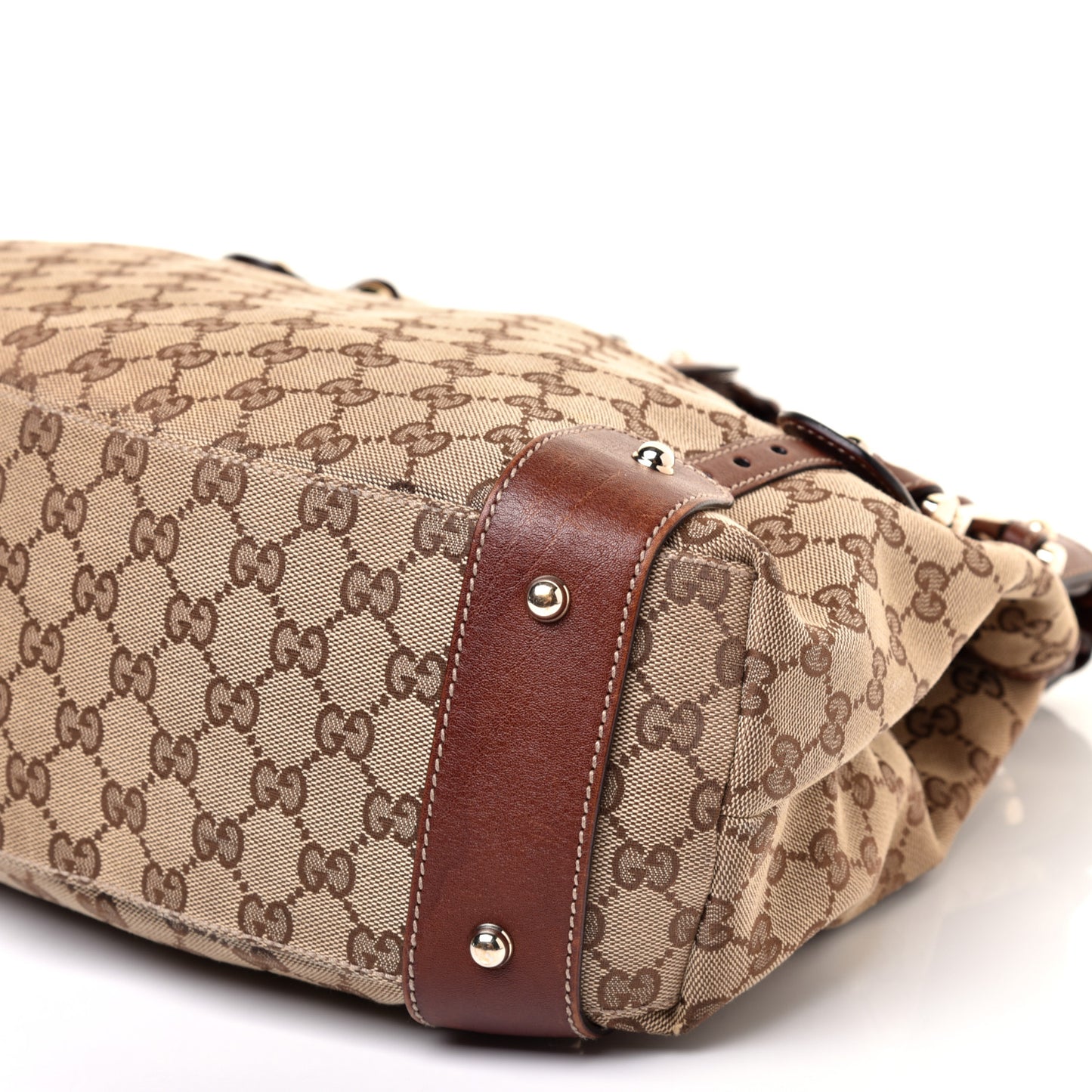 Monogram Medium Pelham Shoulder Bag Brown