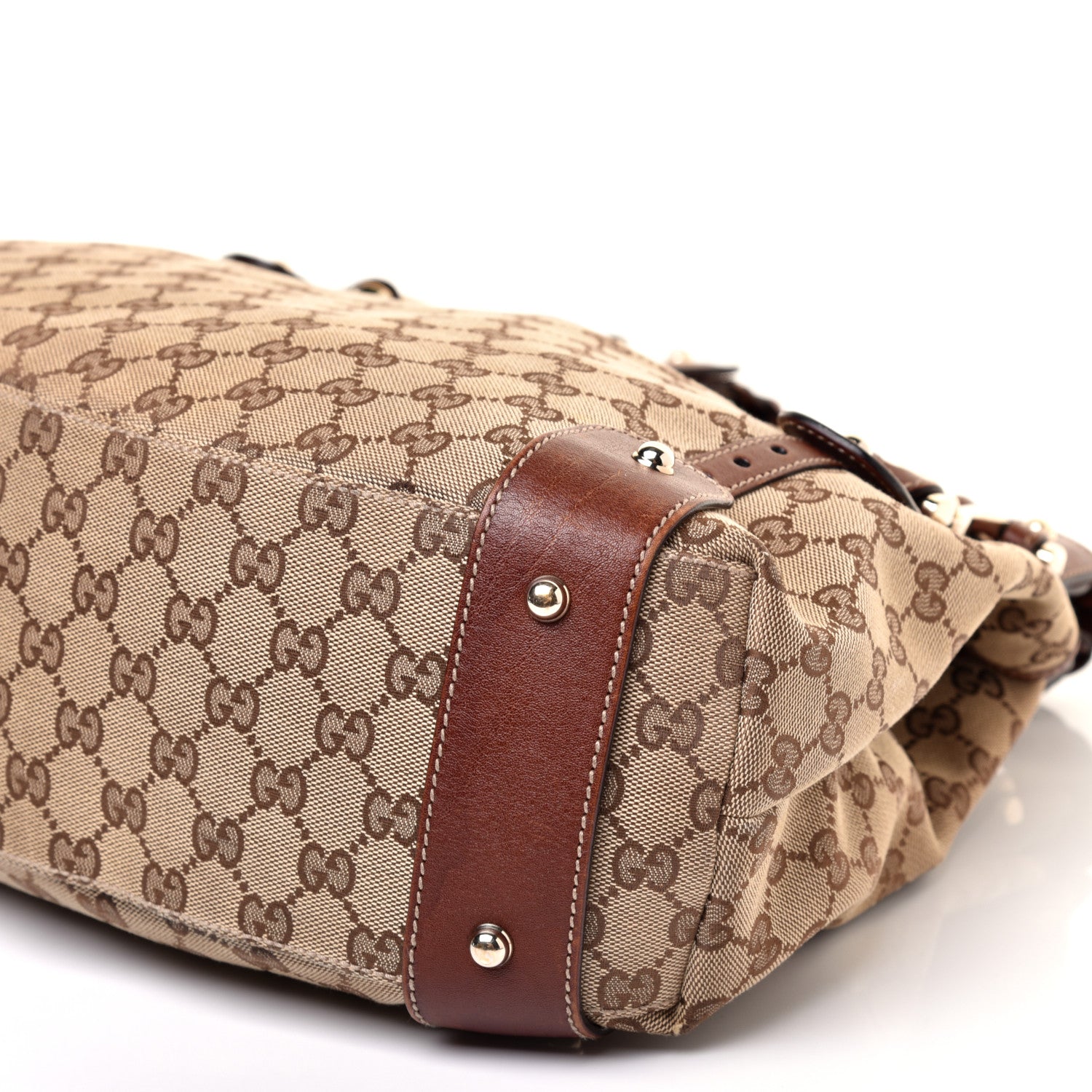 Gucci Monogram Medium Pelham Shoulder Bag Brown 7 of 9