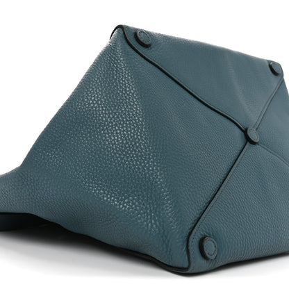 Prada Vitello Daino Shopping Tote Marine 8 of 9