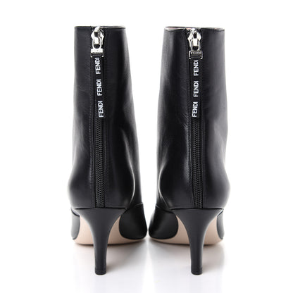 Fendi Lambskin FFreedom Ankle Boots 35.5 Black 7 of 10