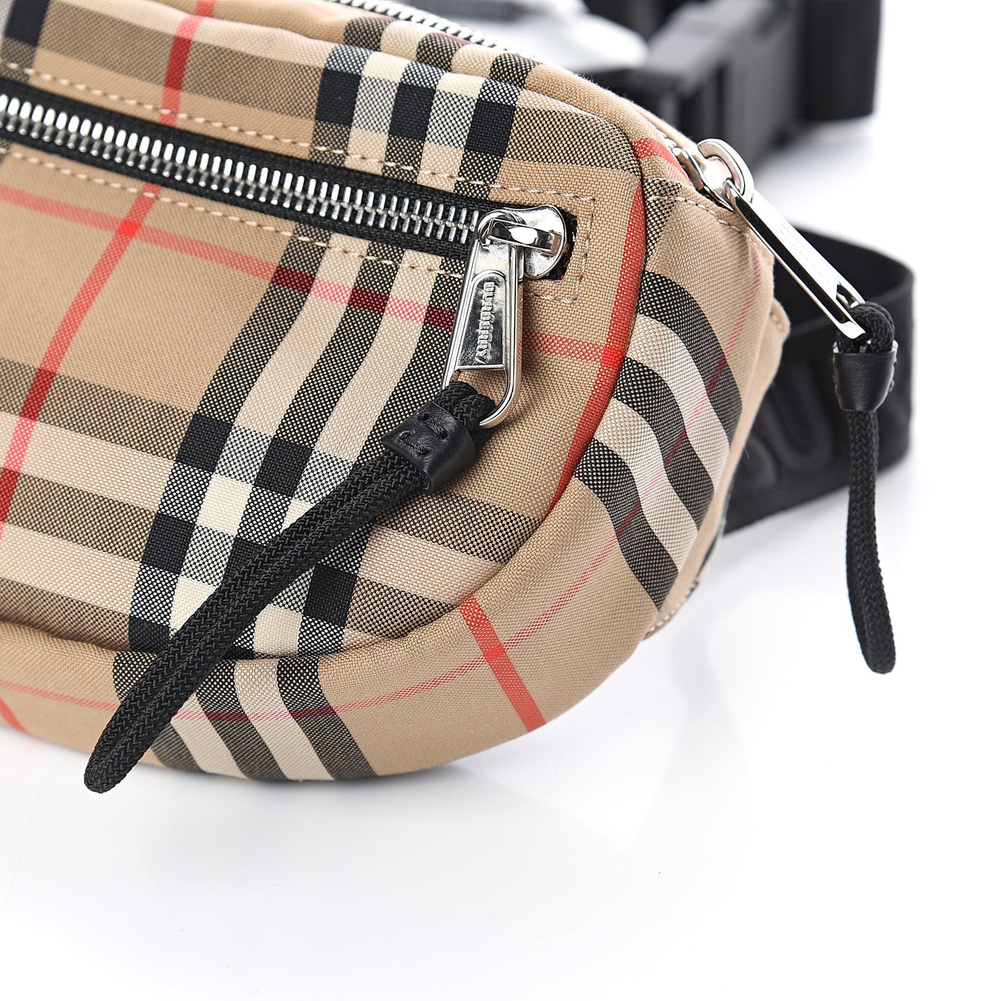 Nylon Vintage Check Small Cannon Bum Bag Archive Beige