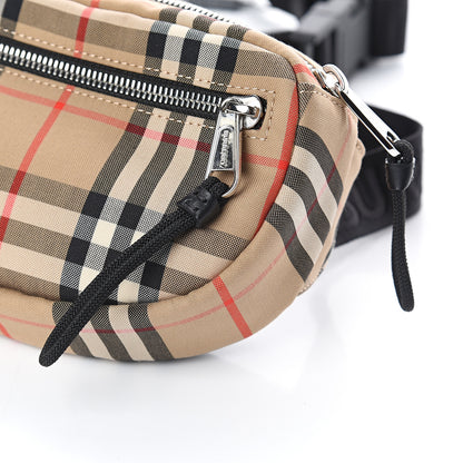 Burberry Nylon Vintage Check Small Cannon Bum Bag Archive Beige 7 of 7