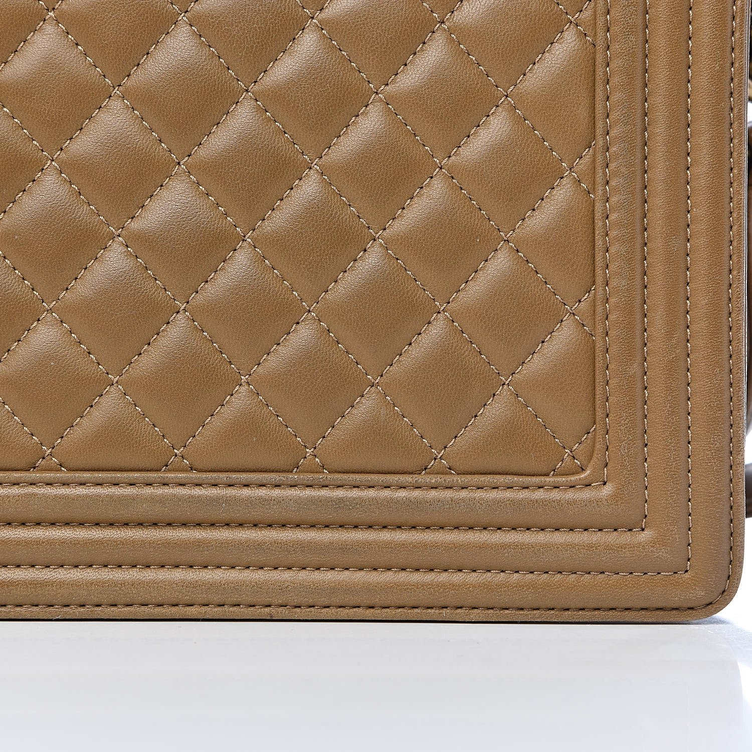 Chanel Lambskin Quilted New Medium Boy Flap Beige 11 of 16