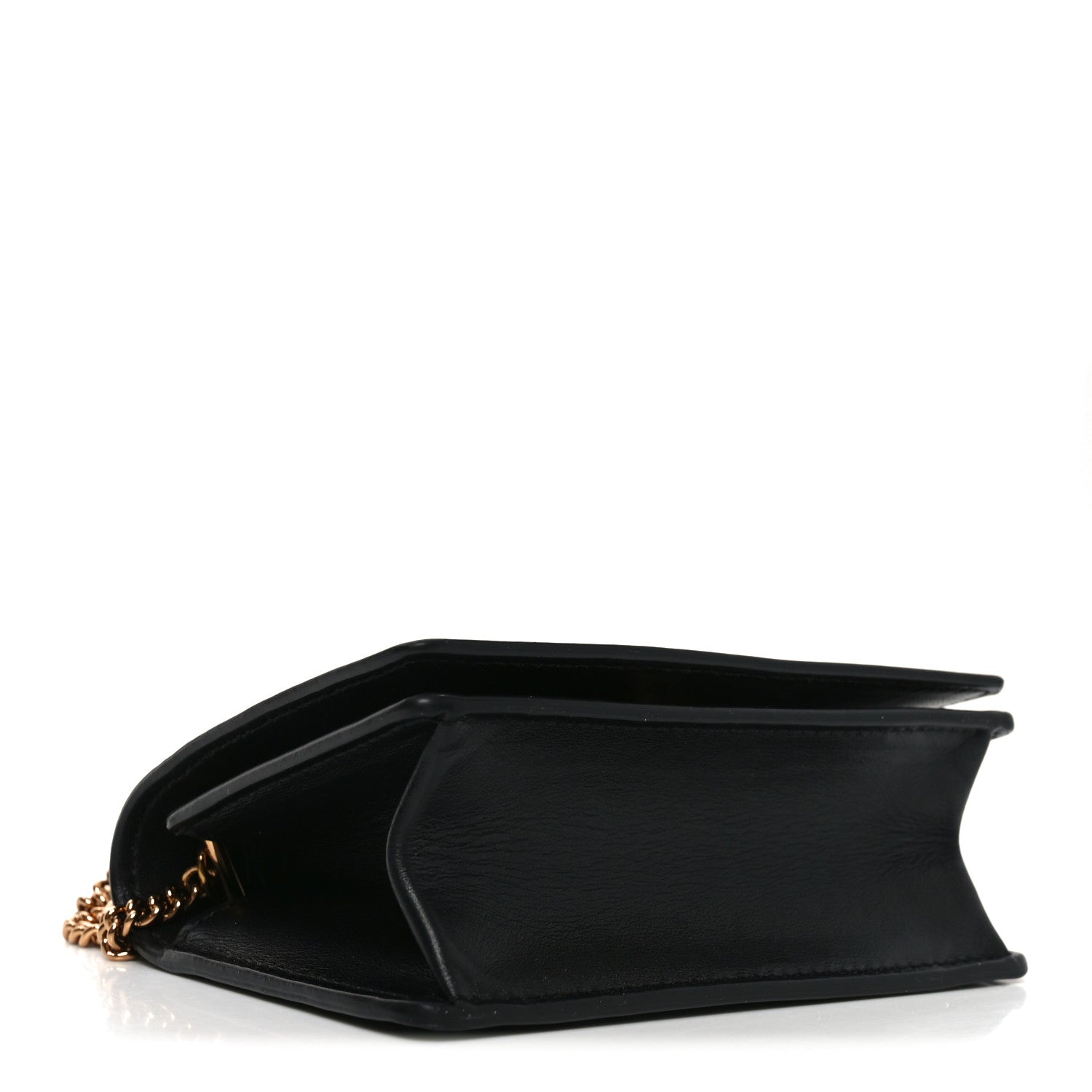 Versace Vitello Mini Virtus Chain Clutch Black 3 of 9