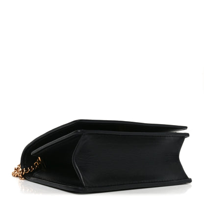 Versace Vitello Mini Virtus Chain Clutch Black 3 of 9