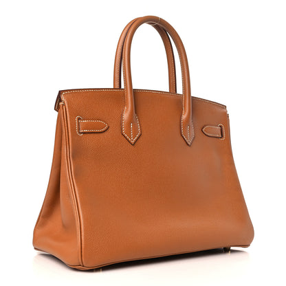 Hermes Courchevel Birkin 30 Gold 3 of 9
