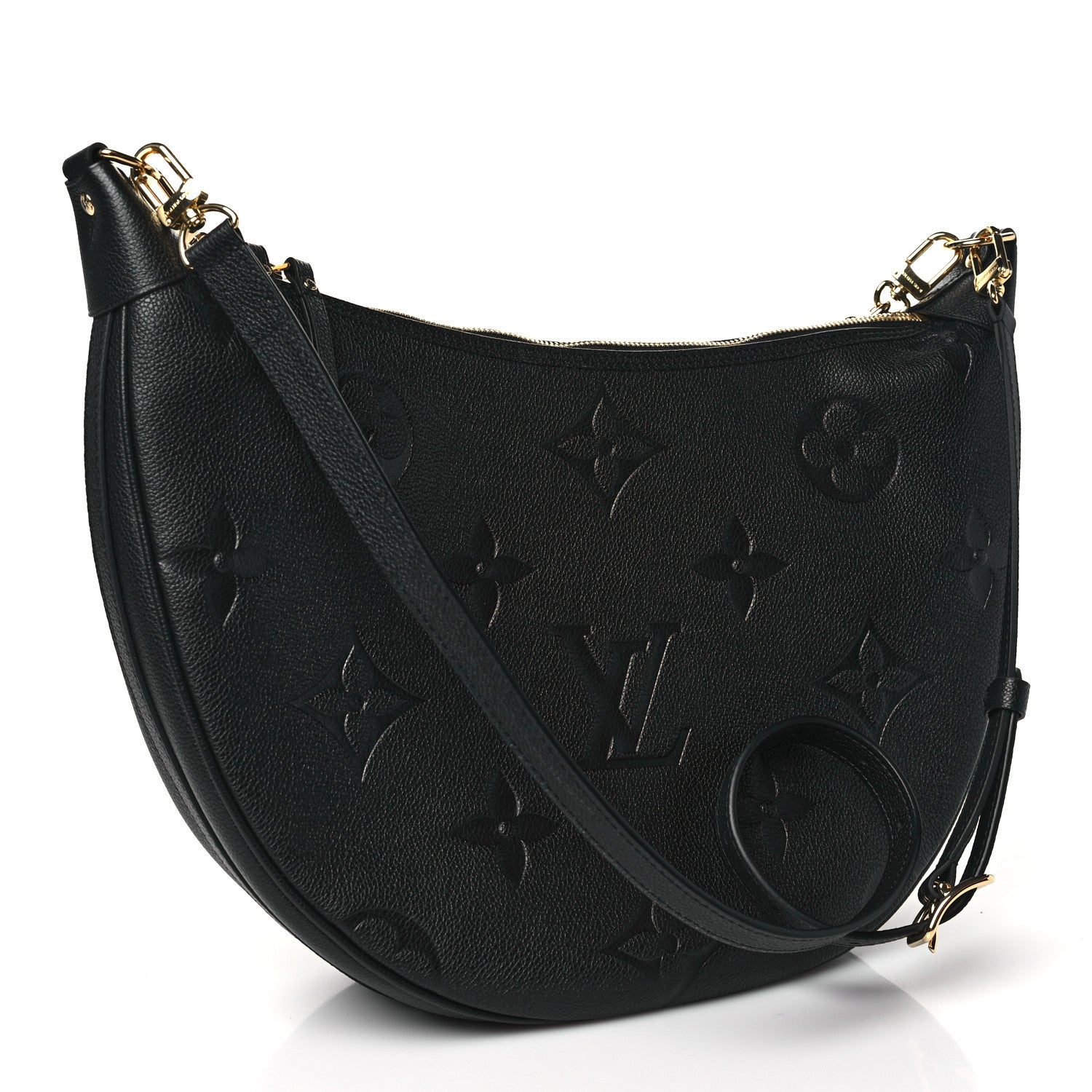 Louis Vuitton Empreinte Monogram Giant Loop Hobo Black 4 of 10