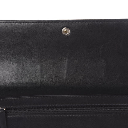 Chanel Patent Quilted Large Brilliant Flap Wallet Black 10 of 11