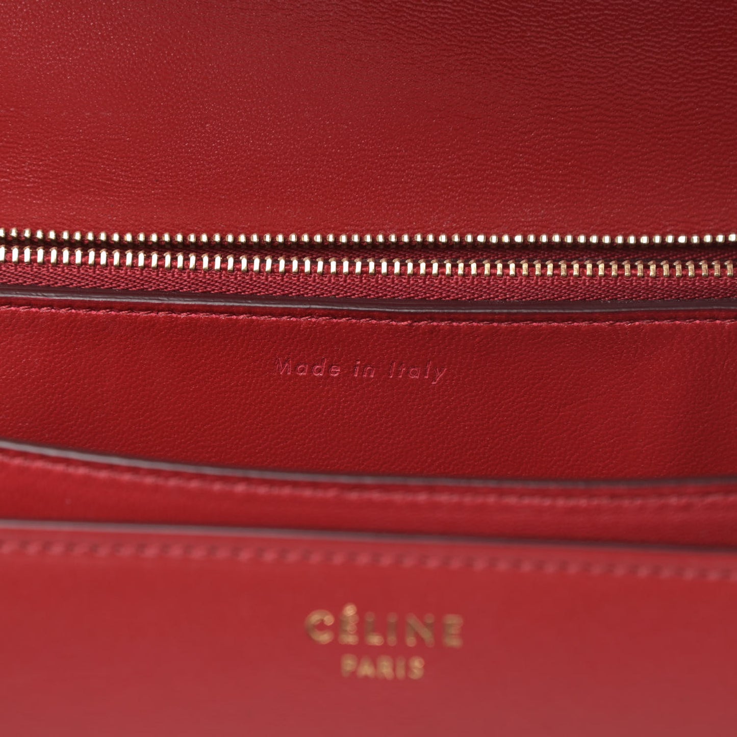 Box Calfskin Medium Classic Box Flap Bag Red