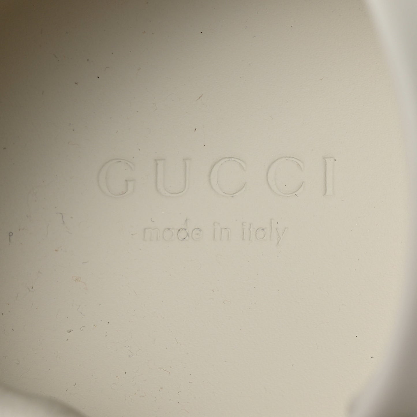 Calfskin Ayers Web Bee Embroidered Ace Sneakers 36.5 White