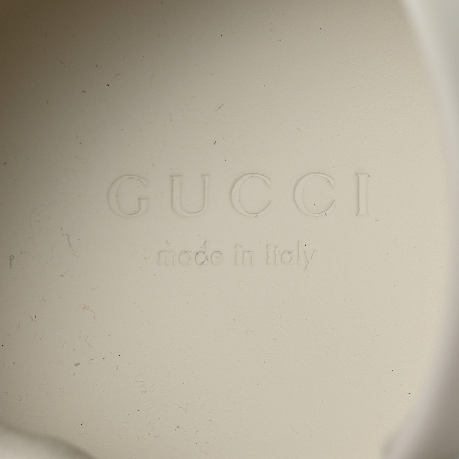 Gucci Calfskin Ayers Web Bee Embroidered Ace Sneakers 36.5 White 7 of 9