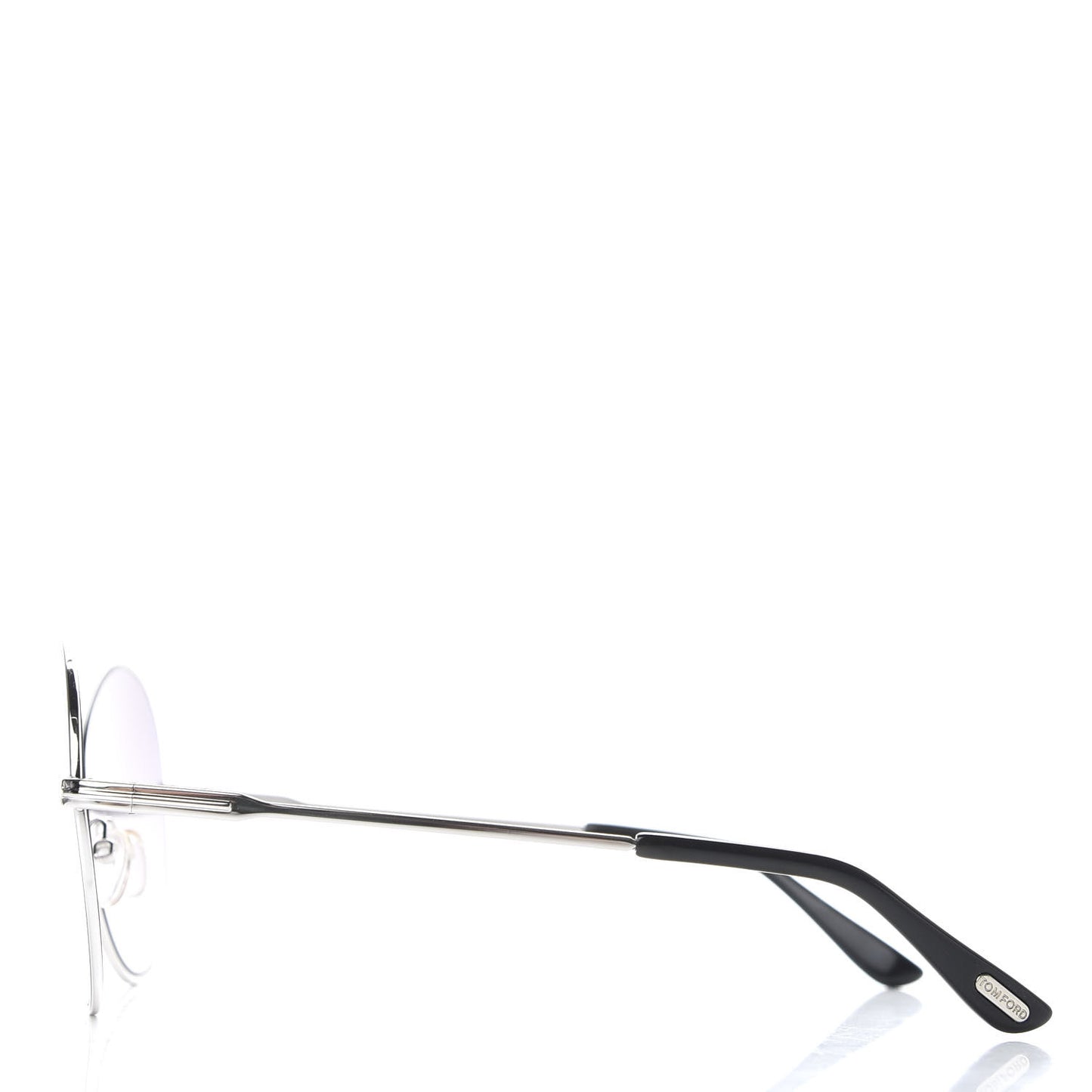 Metal Rania-02 Oval Sunglasses TF564 Silver