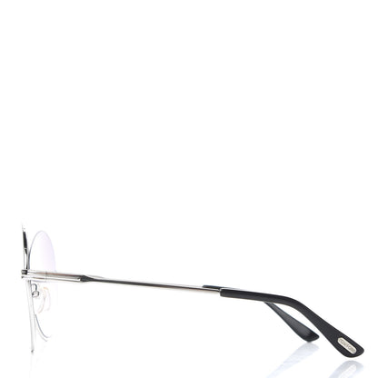 Tom Ford Metal Rania-02 Oval Sunglasses TF564 Silver 3 of 8