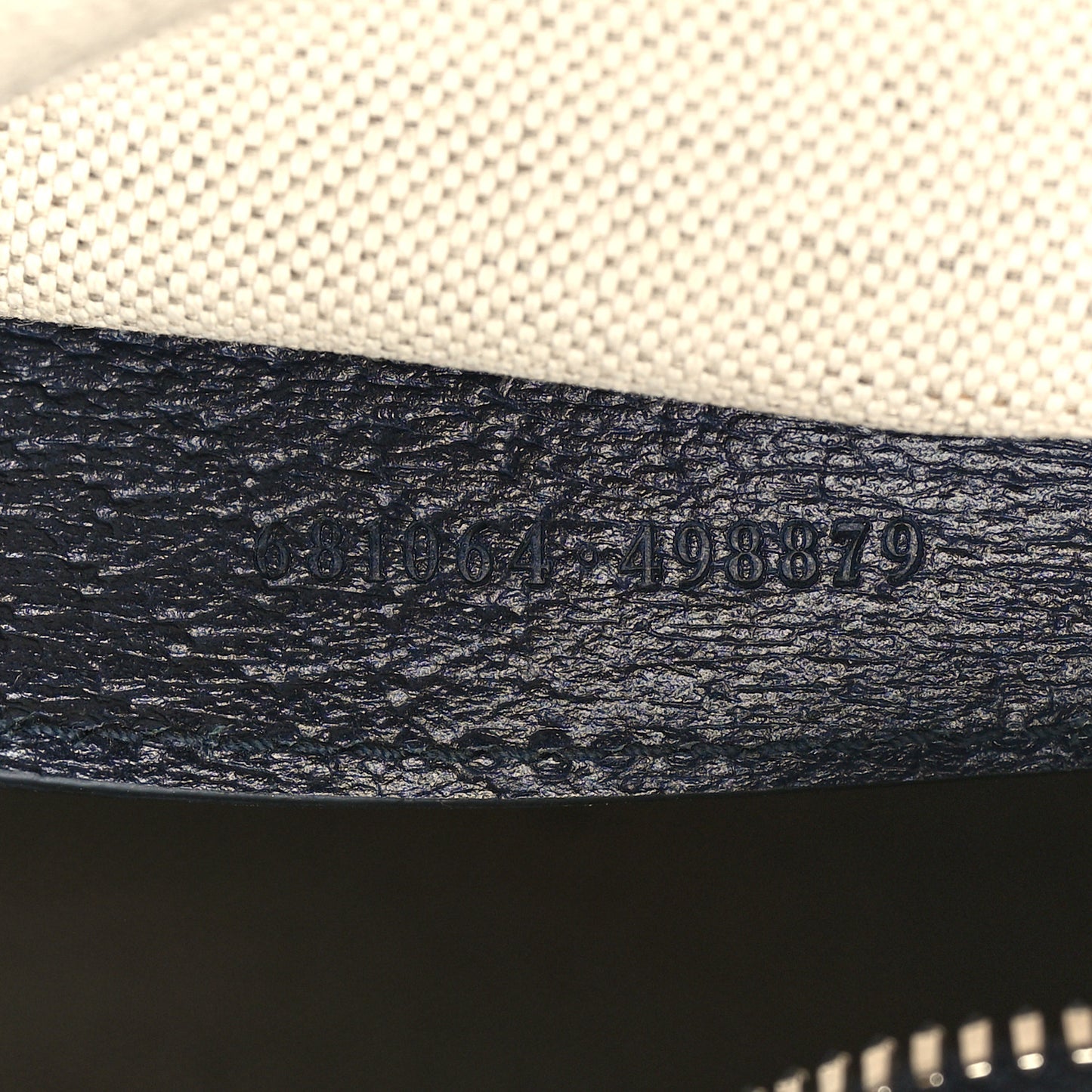 GG Supreme Monogram Textured Dollar Calfskin Web Small Ophidia Camera Bag Beige Blue