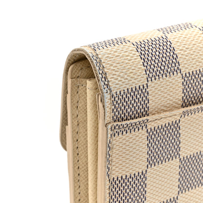 Louis Vuitton Damier Azur Sarah Wallet NM 8 of 12