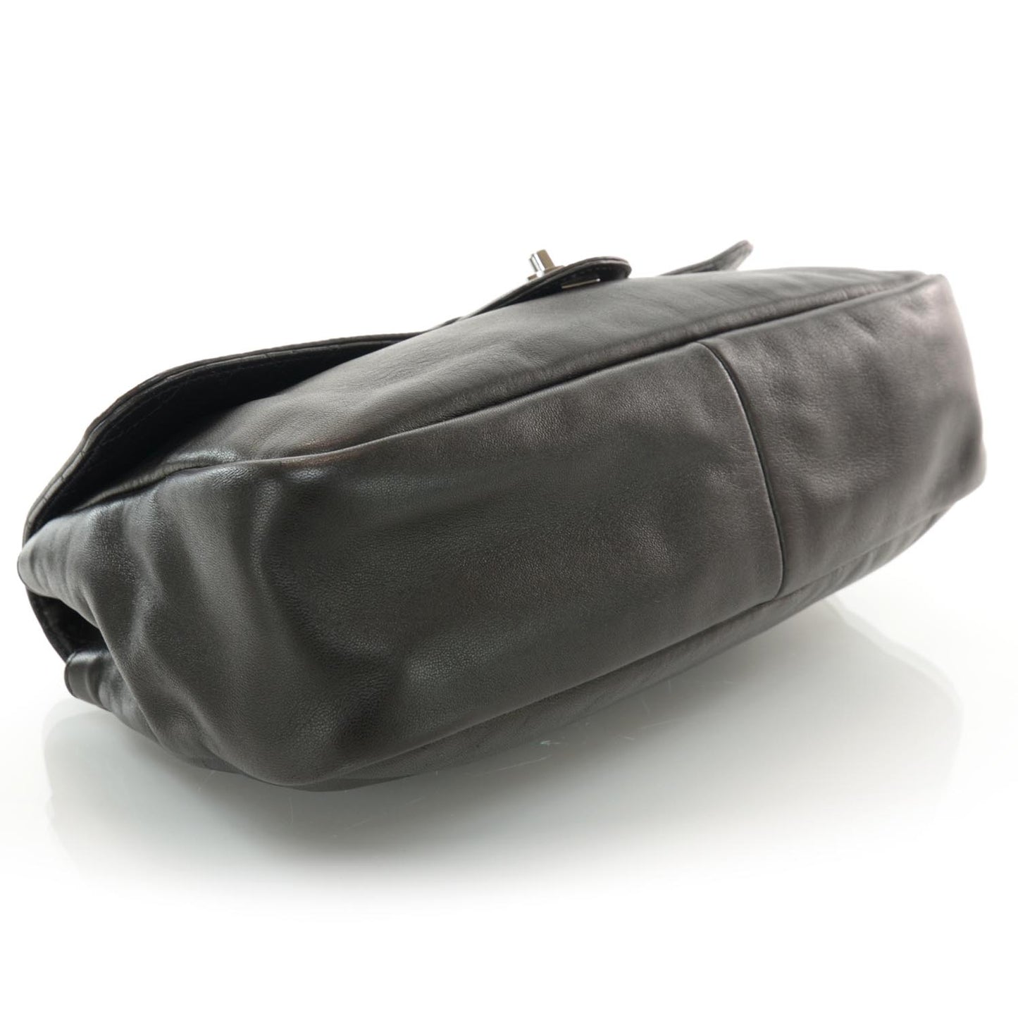 Lambskin Medium Soft and Chain Flap Black