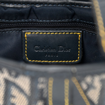 Christian Dior Monogram Saddle Bag Blue 6 of 16