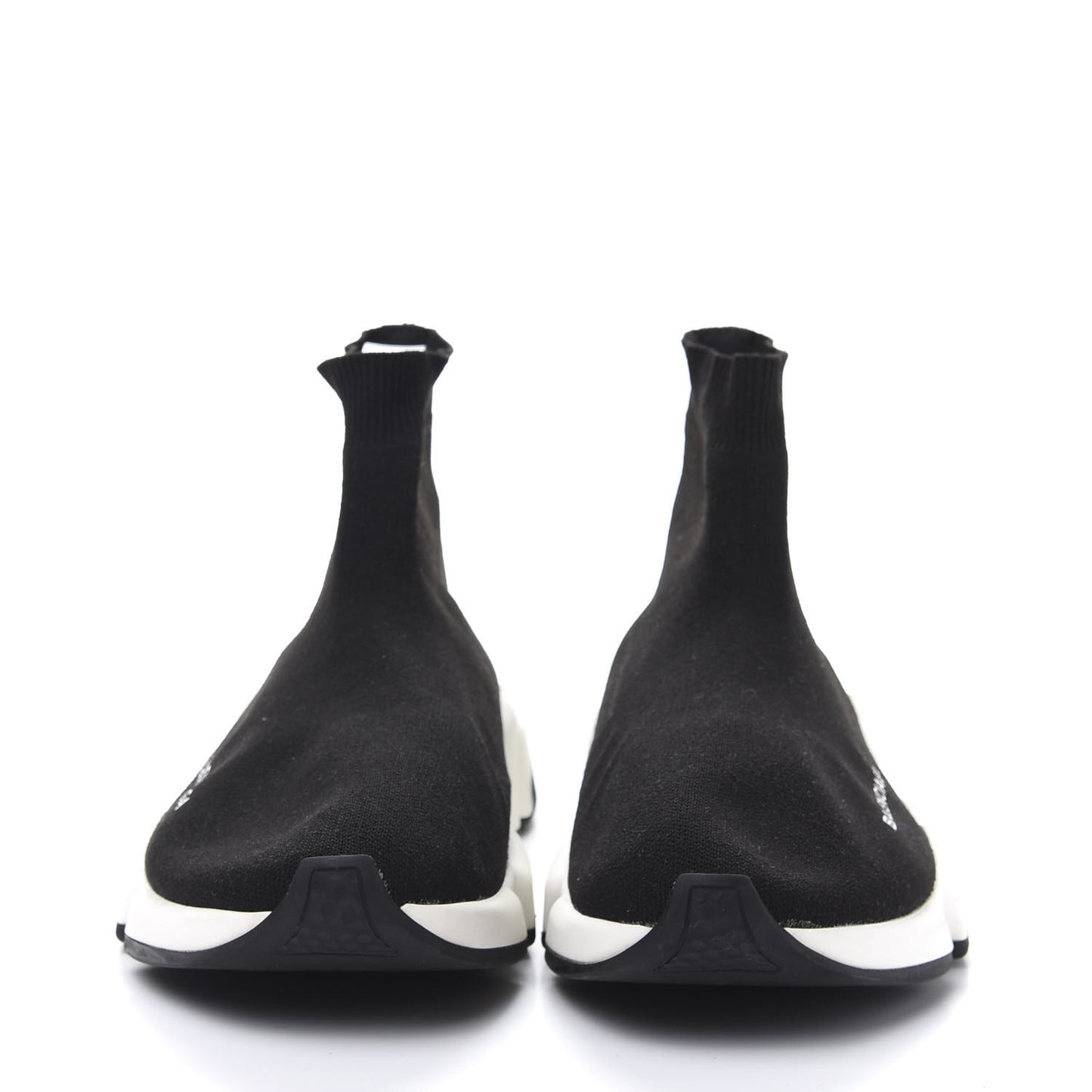 Neoprene Knit Womens Speed Sneakers 41 Black White