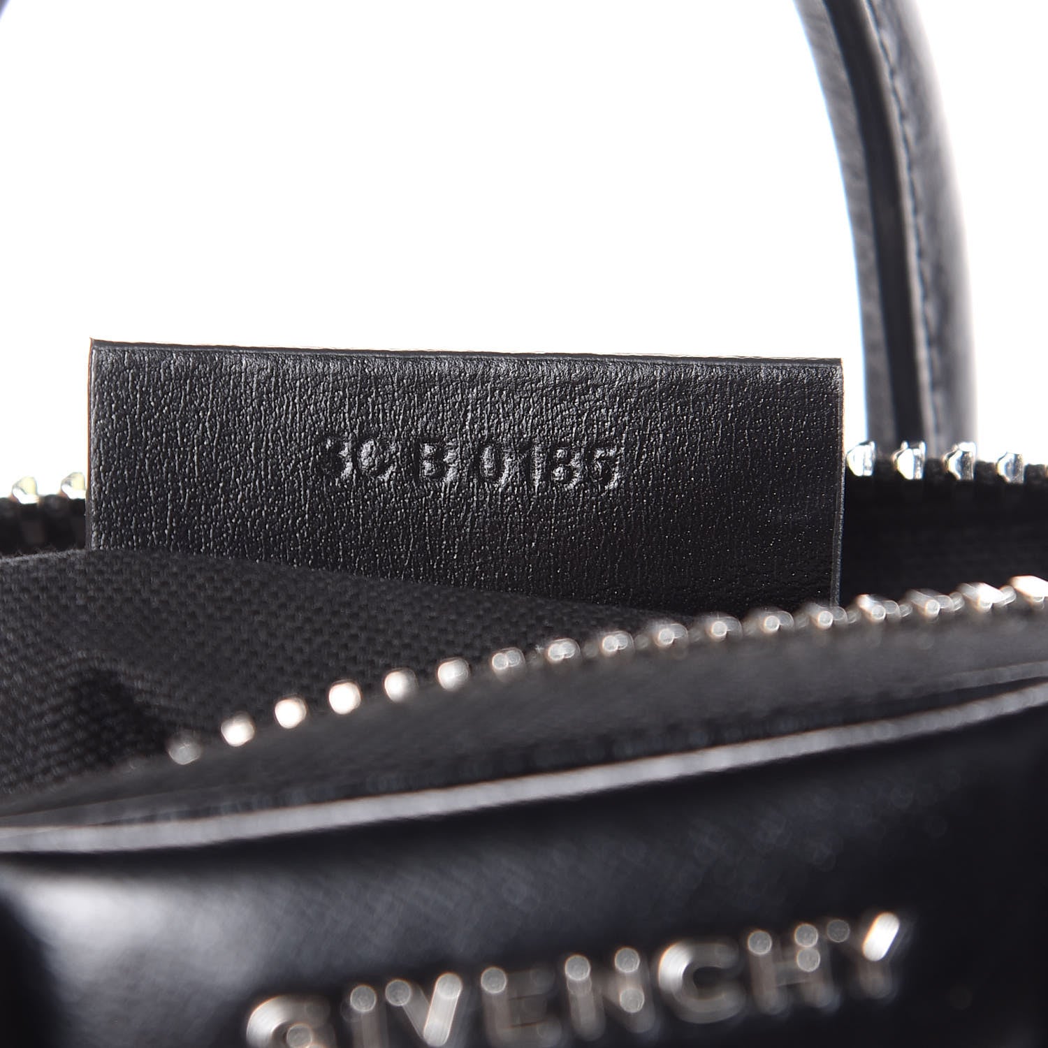 Givenchy Shiny Lord Calfskin Mini Antigona Black 9 of 12