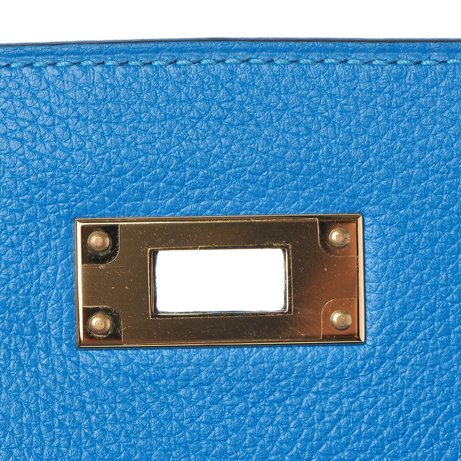 Hermes Evercolor Kelly Retourne 28 Bleu Hydra 28 of 35