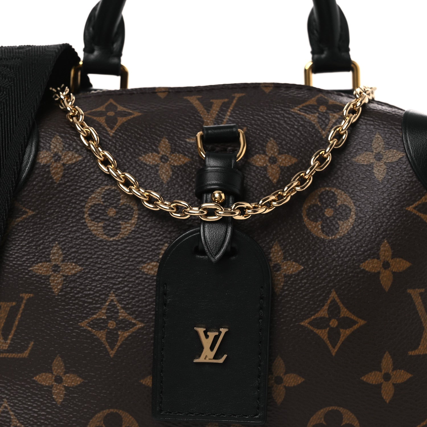 Louis Vuitton Monogram Petite Malle Souple Black 6 of 10