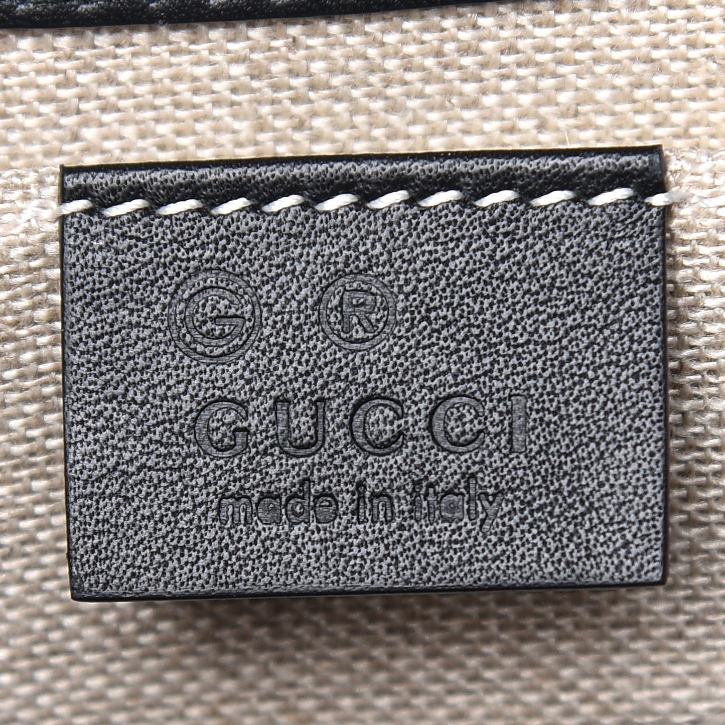 Microguccissima Medium Emily Chain Shoulder Bag Black