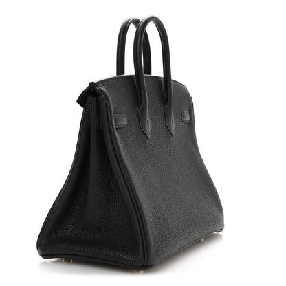 Hermes Togo Birkin 25 Black 3 of 11