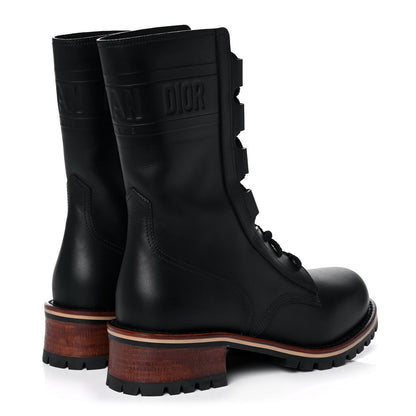 Christian Dior Calfskin Dior Quest 35mm Hiking Boots 39.5 Black 4 of 9
