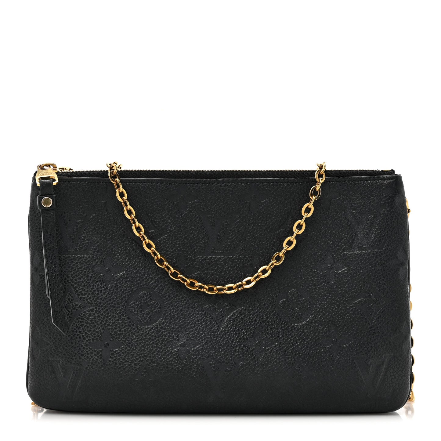 Empreinte Double Zip Pochette Black