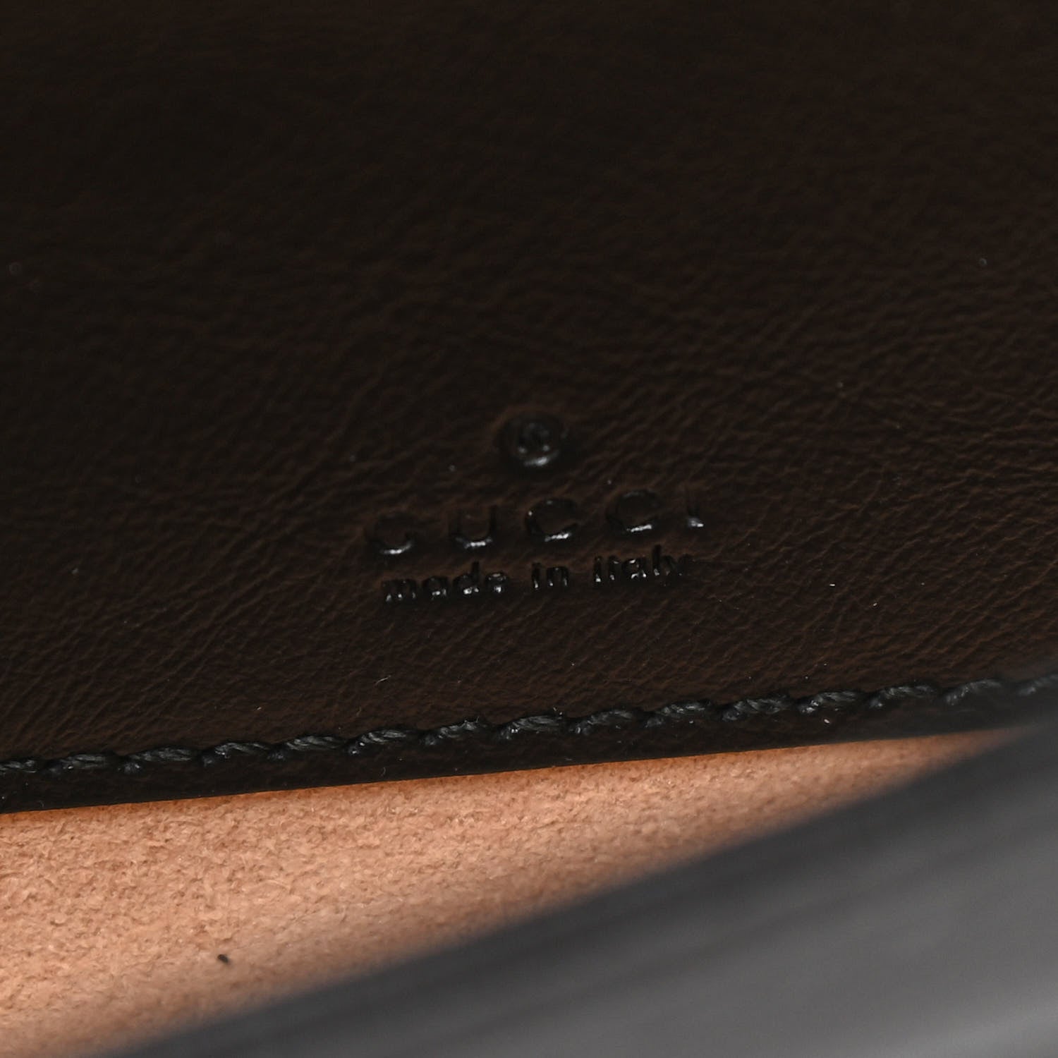 Gucci Textured Calfskin Web Mini Rajah Slim Flap Shoulder Bag Black 6 of 10