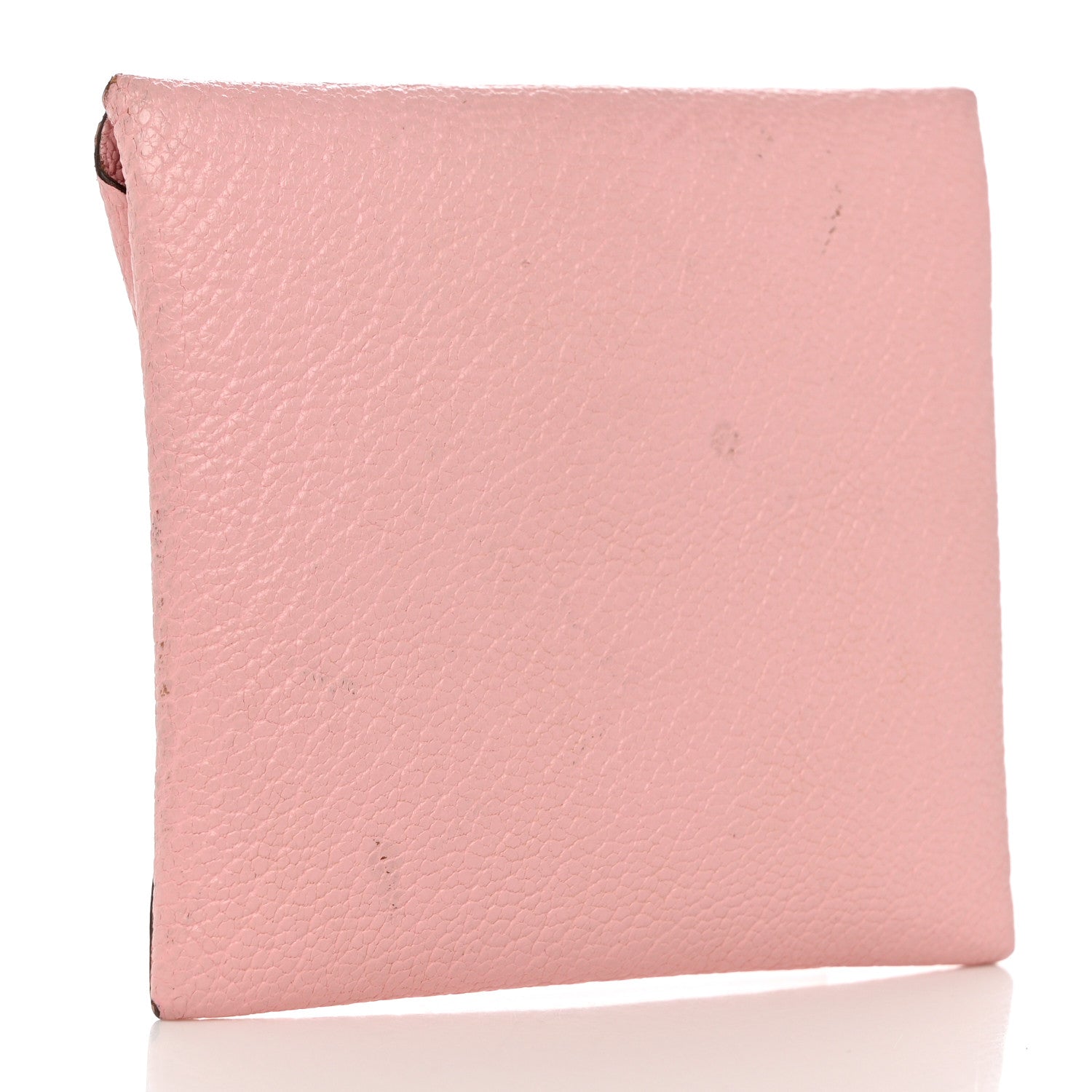 Hermes Chevre Mysore Verso Bastia Coin Purse Rose Confetti Brique 3 of 10