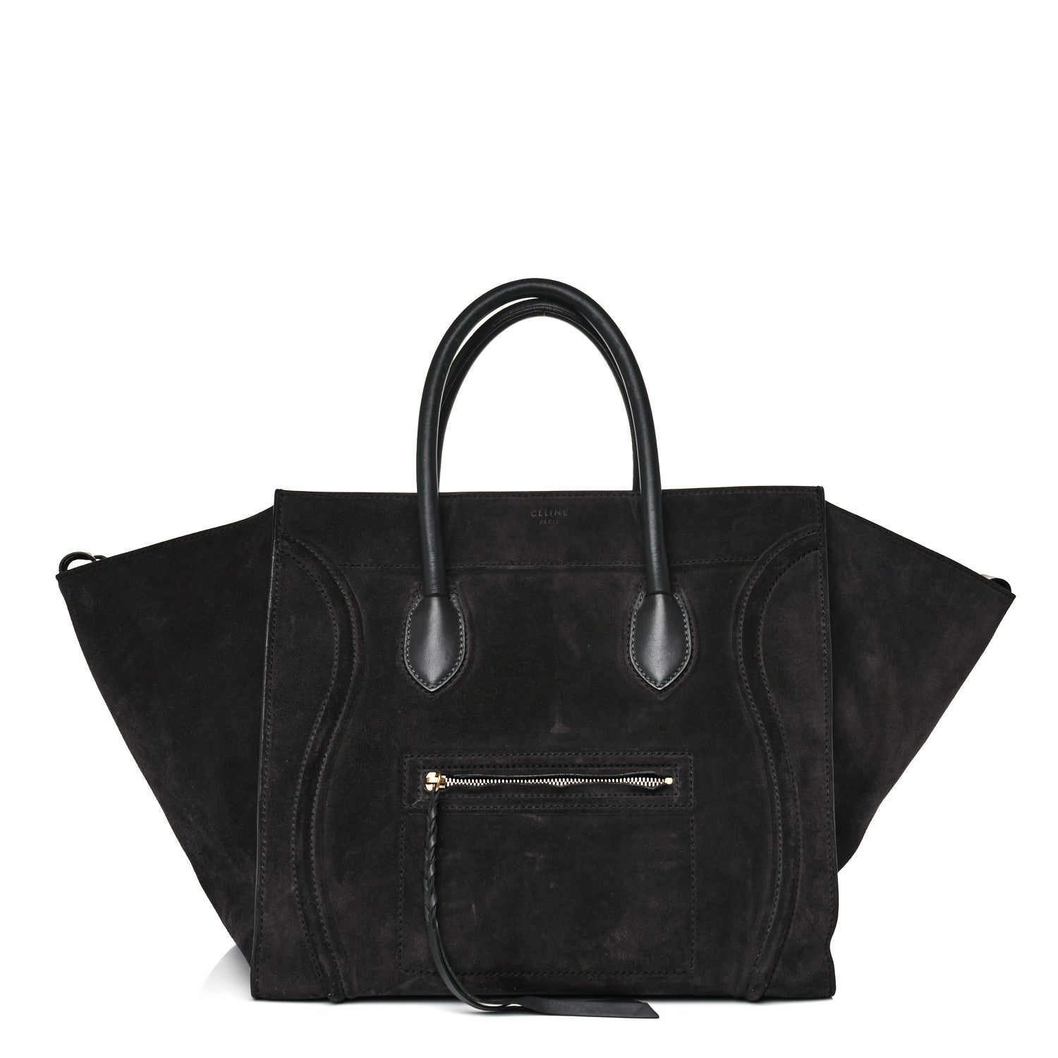Celine Suede Medium Phantom Luggage Anthracite 1 of 18