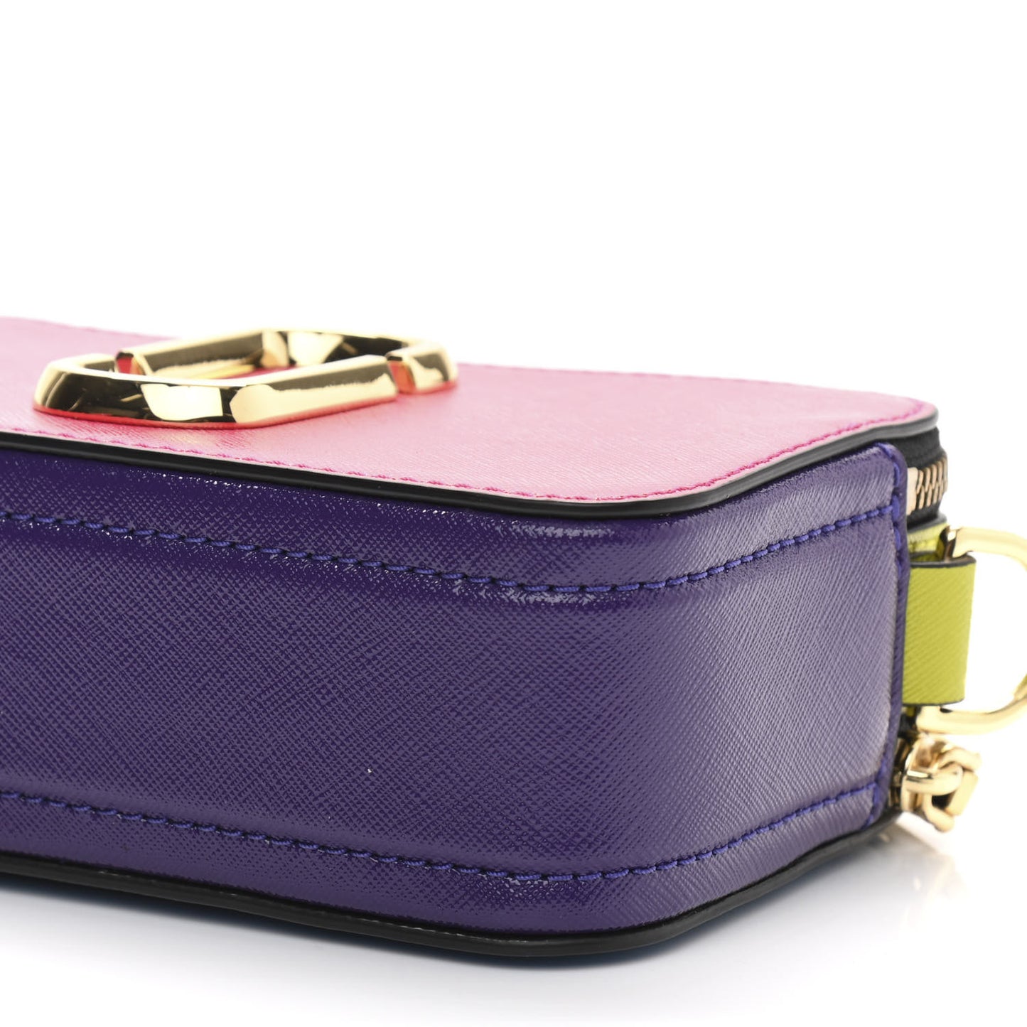 Saffiano Small Snapshot Camera Bag Hibiscus Multicolor
