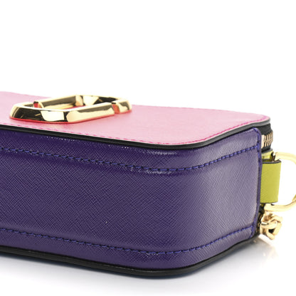 Marc Jacobs Saffiano Small Snapshot Camera Bag Hibiscus Multicolor 11 of 11