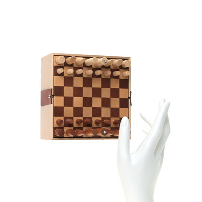 Hermes Sycamore Mahogany Wood Samarcande Chess Game 5 of 9