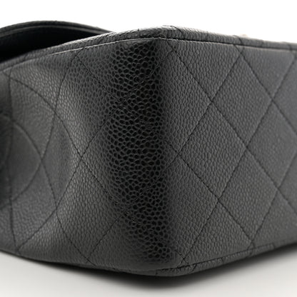 Chanel Caviar Quilted Jumbo Double Flap Black 9 of 10