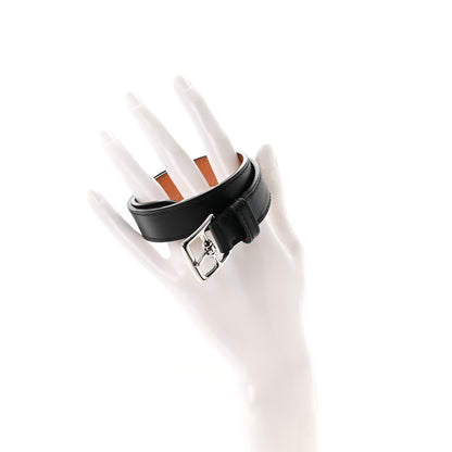 Hermes Chamonix Etriviere Double Tour Bracelet S Black 2 of 4