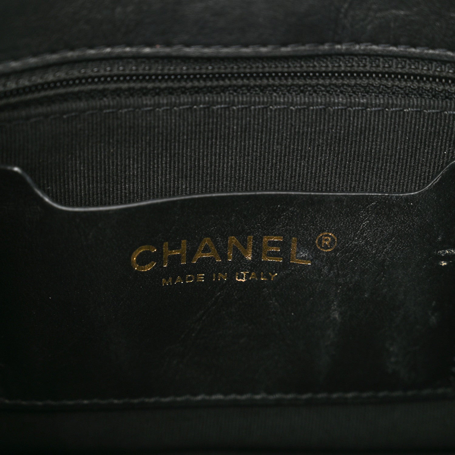 Chanel Aged Calfskin Quilted Graphic Catch Flap Black 7 of 12