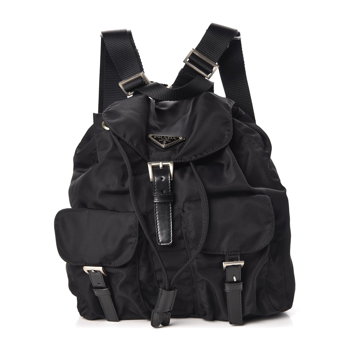 Nylon Vela Small Backpack Black