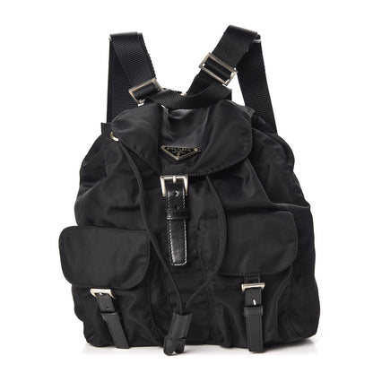 Prada Nylon Vela Small Backpack Black 1 of 8