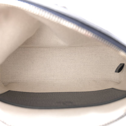 Gucci GG Supreme Monogram Textured Dollar Calfskin Web Small Ophidia Dome Shoulder Bag Beige Blue 5 of 11
