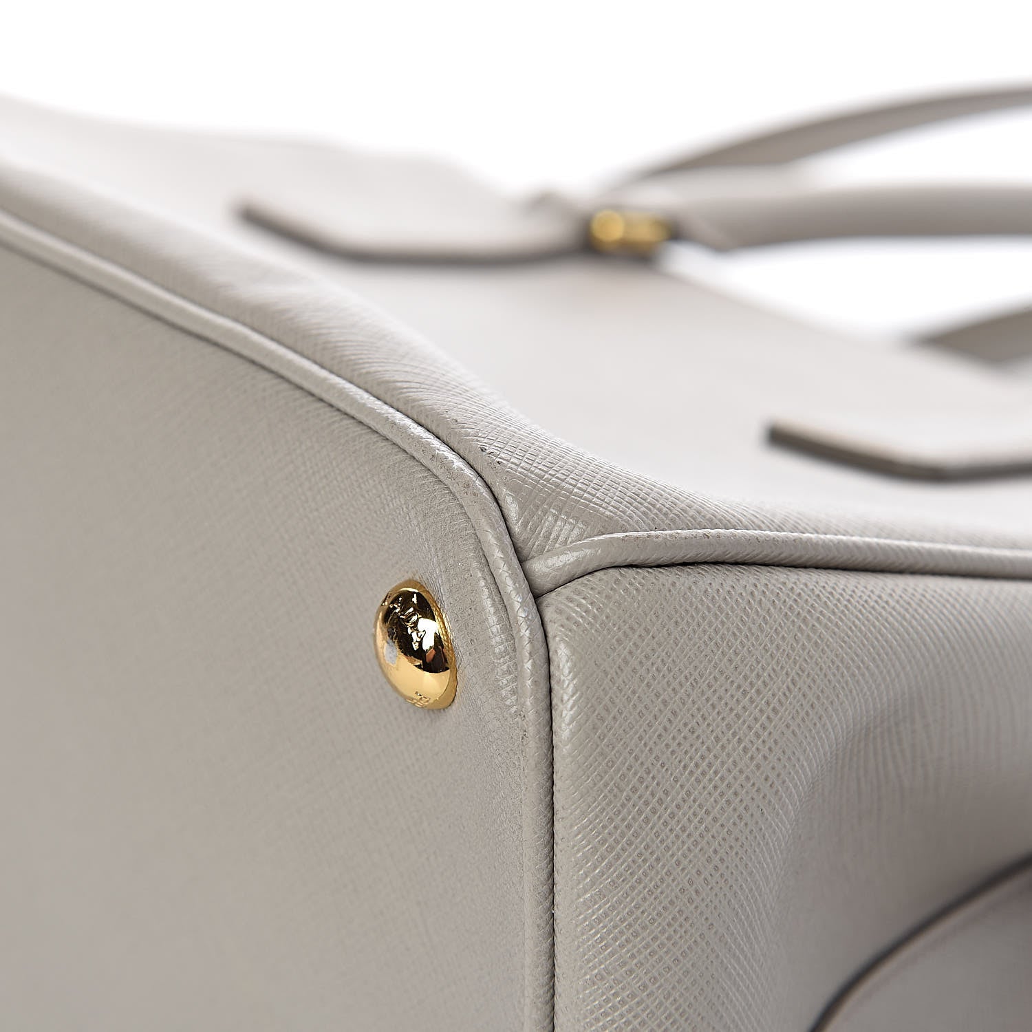 Prada Saffiano Small Galleria Double Zip Tote Pomice 12 of 16