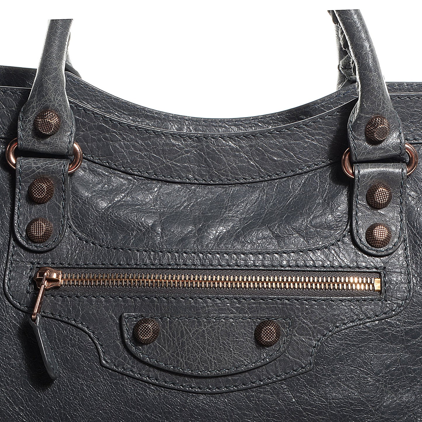 Agneau Giant 12 Rose Gold Hardware City Gris Tarmac