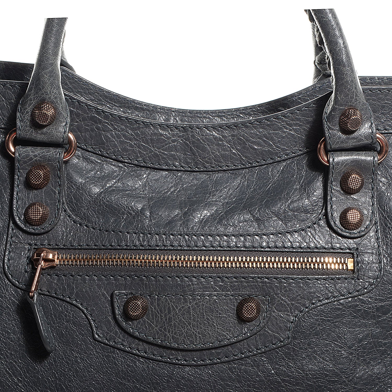 Balenciaga Agneau Giant 12 Rose Gold Hardware City Gris Tarmac 9 of 11