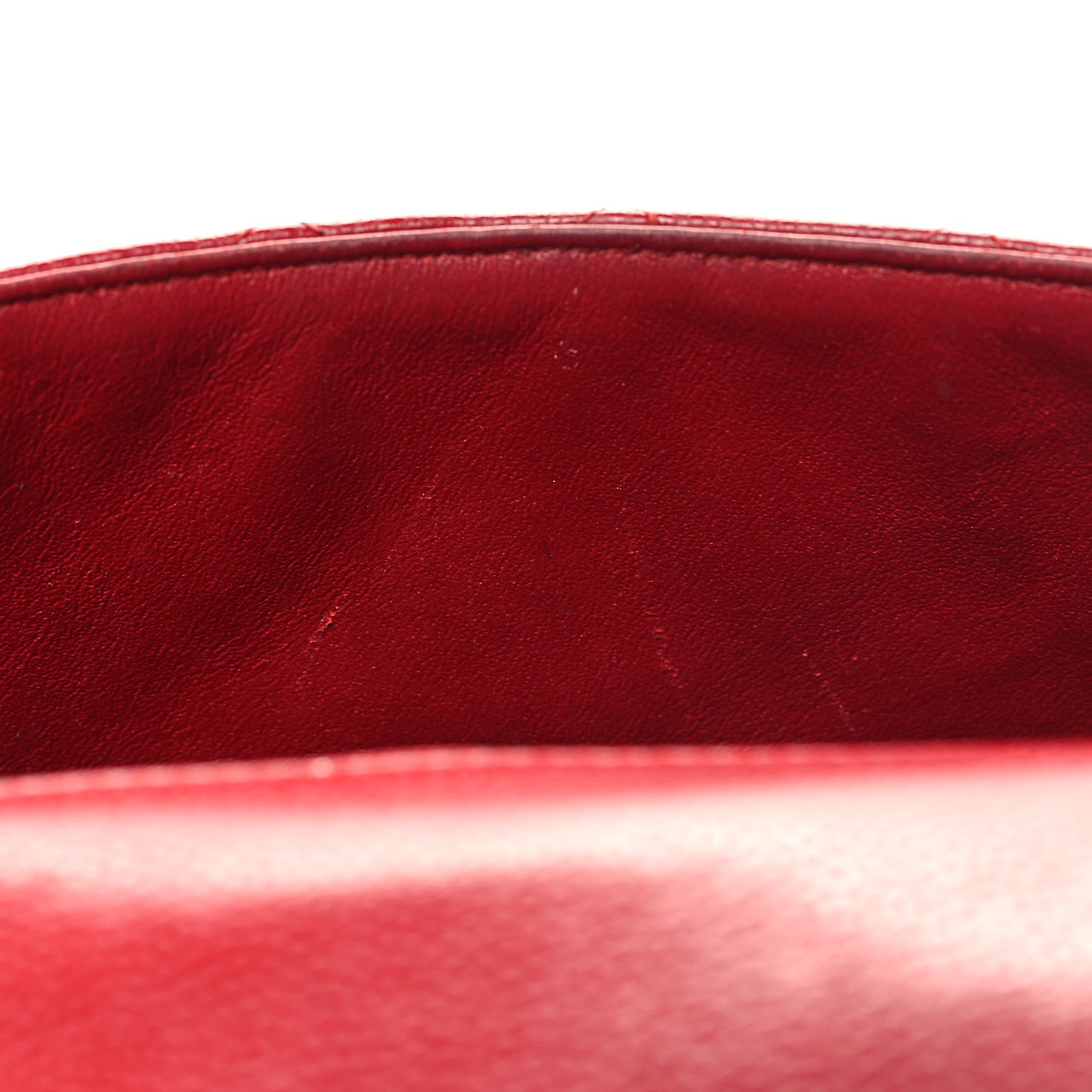 Chanel Caviar Quilted Mini Rectangular Flap Red 12 of 12