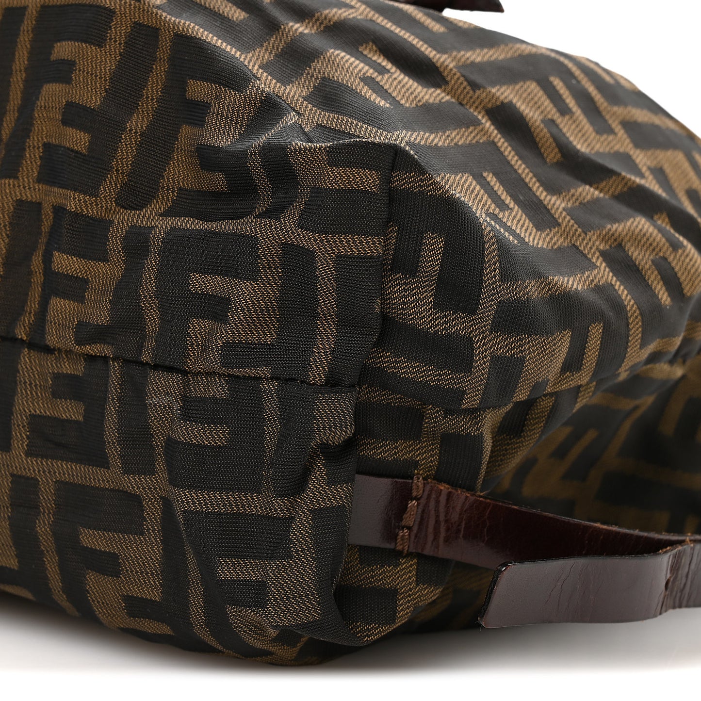 Zucca Drawstring Flap Backpack Tobacco