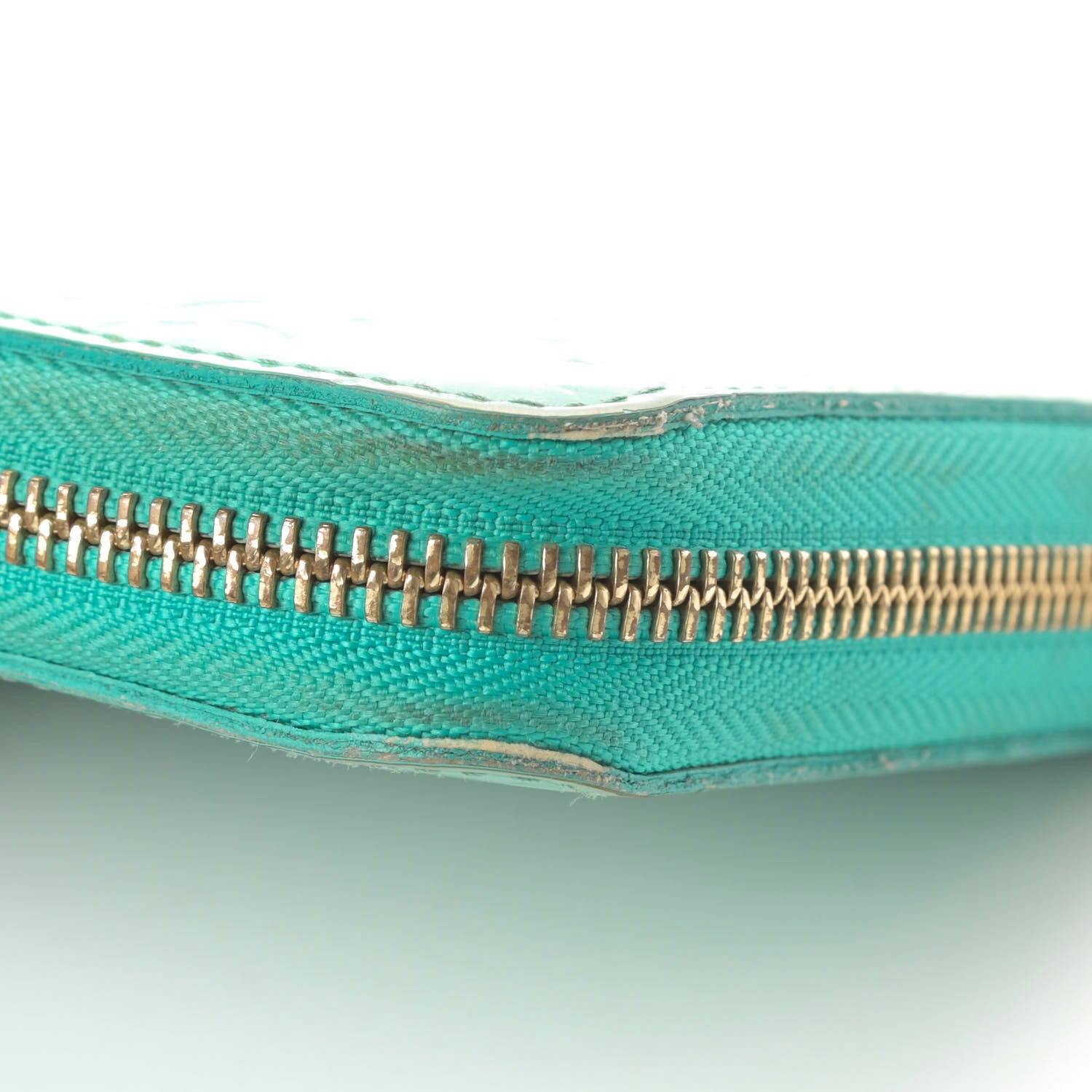 Louis Vuitton Vernis Zippy Wallet Blue Lagon 10 of 17