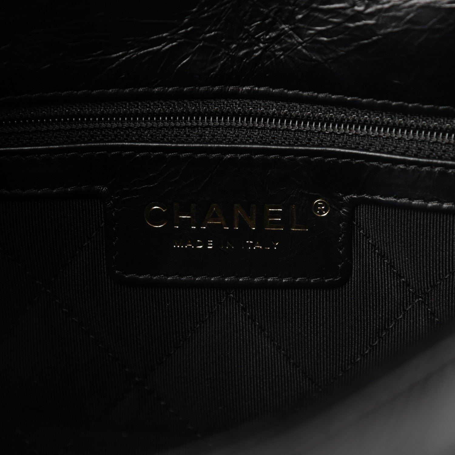 Chanel Aged Calfskin Embossed Camellia Flap Black 7 of 11