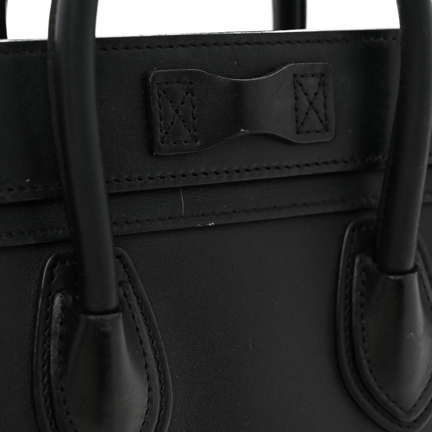 Smooth Calfskin Nano Luggage Black